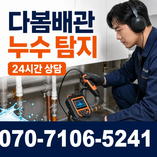 충북 음성군 맹동면 맹골길 누수탐지 상담 이미지 5